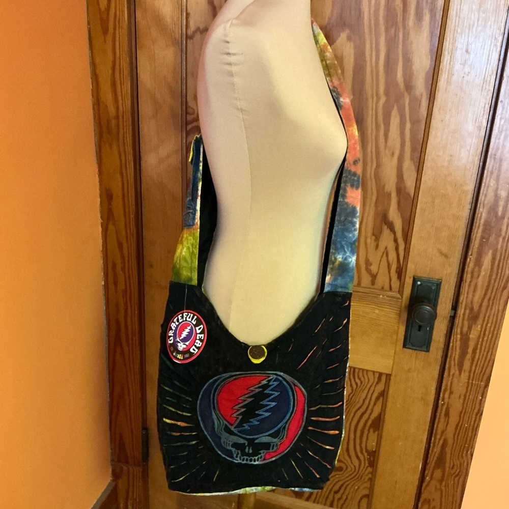 ONLY ONE Grateful Dead NWT Razor Cut Hobo Bag - Picture 7 of 9